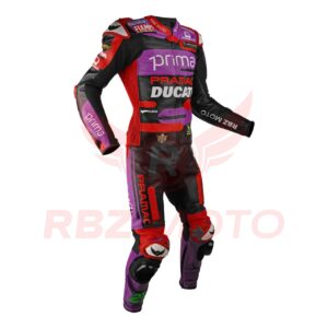 Franco Morbidelli Ducati Pramac 2024 MotoGP Racing Suit – Side View