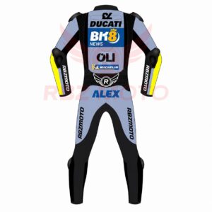 Alex Marquez BK8 Ducati MotoGP racing suit back view