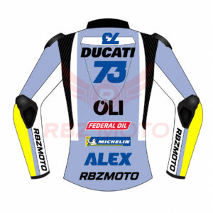 Alex Marquez Gresini MotoGP jacket back graphics detail