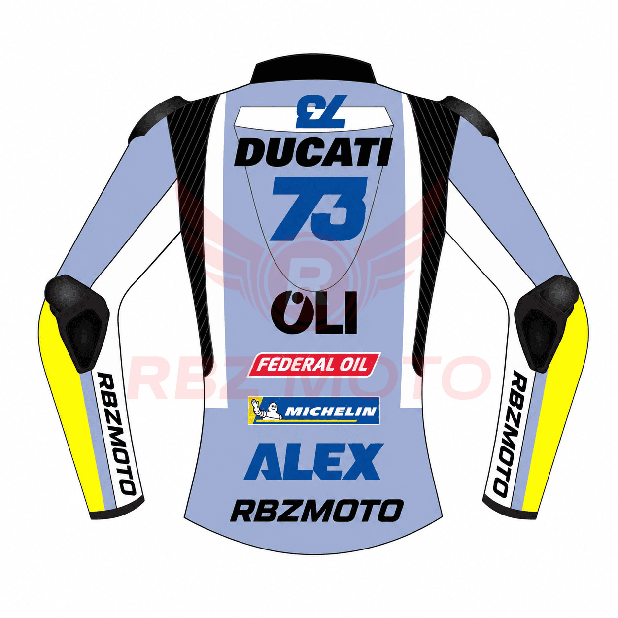 alex-marquez-gresini-race-jacket-back Alex Marquez Gresini MotoGP jacket back graphics detail