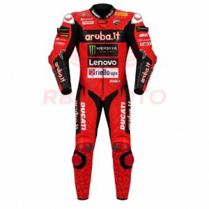 Alvaro Bautista Ducati WSBK racing suit front view