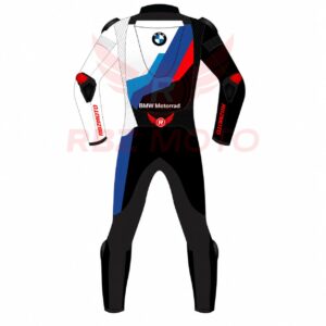 Back view of BMW Alpino GP Teck racing suit