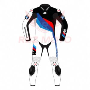 BMW Dyno S1 motorcycle racing suit front view