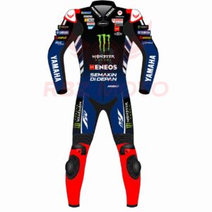 Fabio Quartararo Monster Energy MotoGP racing suit front view