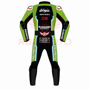 Garrett Gerloff Kawasaki Ninja 2026 race suit back view