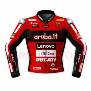 Front view of Iker Lecuona Ducati WSBK racing jacket