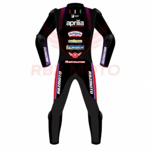 Jorge Martin Aprilia MotoGP racing suit back view