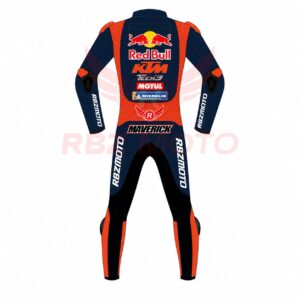Back view of KTM Tech3 MotoGP racing suit