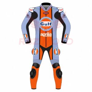 Raul Fernandez Trackhouse Aprilia MotoGP racing suit front view