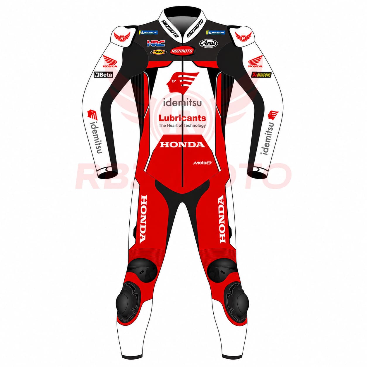 somkiant-chantra-honda-lcr-racing-suit-front Somkiant Chantra Honda LCR MotoGP racing suit front view