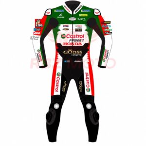 Johann Zarco Honda Castrol 2026 race suit front view