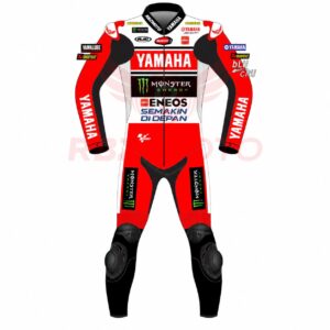 Fabio Quartararo Yamaha MotoGP75 racing suit front view
