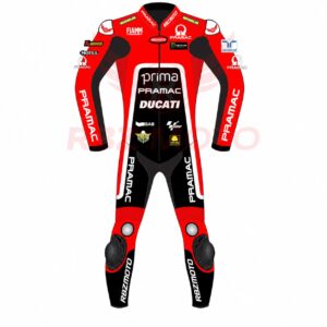 Franco Morbidelli Ducati Pramac MotoGP75 racing suit front view