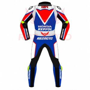 Joan Mir Honda Repsol MotoGP75 racing suit back view