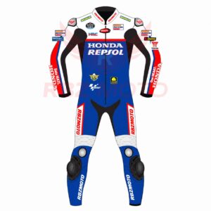 Luca Marini Honda MotoGP75 racing suit front view