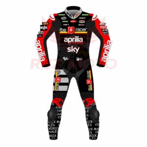 Maverick Vinales Aprilia MotoGP75 racing suit front view
